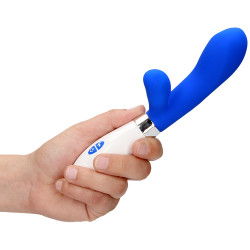 Luminous Vibro Rabbit Achilles 20cm Bleu